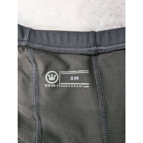 Canari Bike‎ Shorts Mens S Small Black Gel Padded Cycling Spinning Compression - Picture 6 of 8